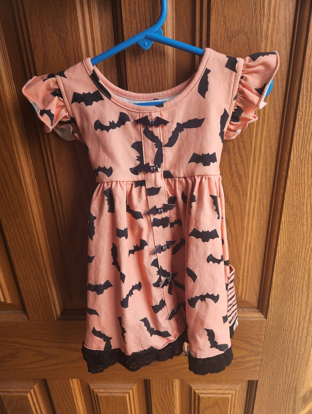 Cheeky Plum Bats Halloween Dress Or Tunic Like New Condition Size 4T